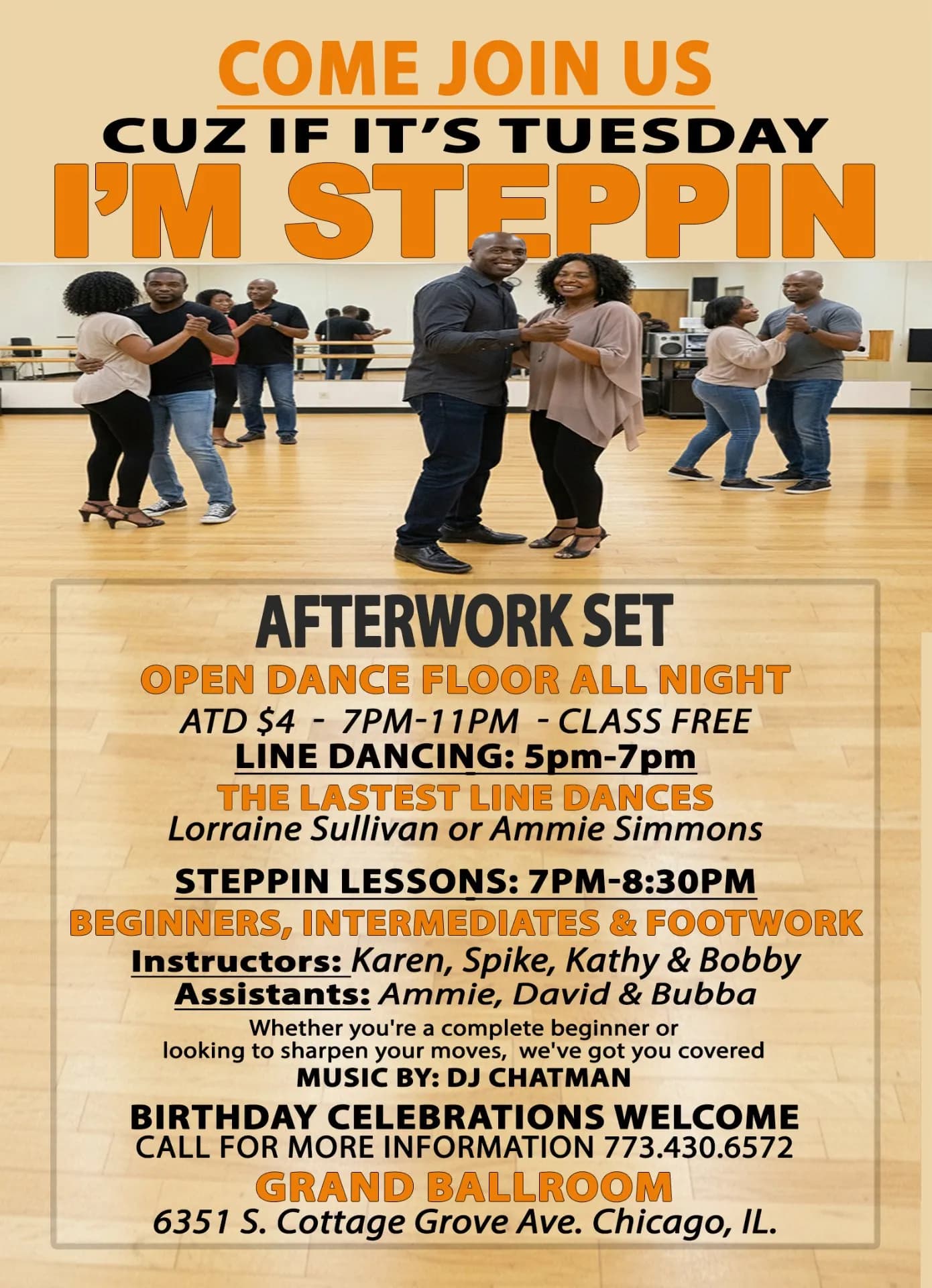 Line Dancing / Steppin Lessons